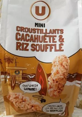 Mini croustillants cacahuète et riz soufflé U 150 g, code 3256227742934