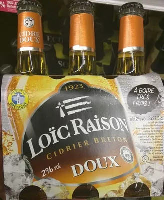 Cidre Breton Doux Loïc Raison 82.5 cl (3 x 27.5 cl), code 3256550201801