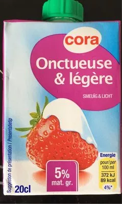 Crème Onctueuse et Légère 5℅, Cora Cora 20 cl, code 3257981411050