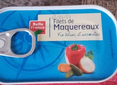 Filets de maquereaux Belle France 118 g (égoutté : 65 g), code 3258561220628