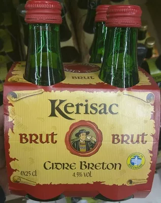 Cidre Breton Brut Kerisac 100 cl ( 4 x 25 cl), code 3260420316267