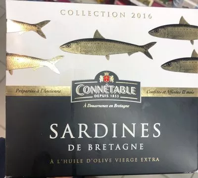 Sardines De Bretagne Connétable 115 g - 87 g égoutté, code 3263670113518
