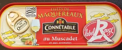 Filet Maquerx Label Rge mar Muscadet aro 176g Cble connétable 176 g, code 3263670297911
