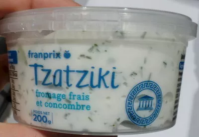 Tzatziki Fromage Frais et Concombre Franprix 200 g, code 3263856482414