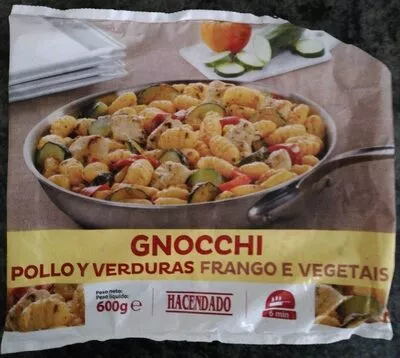 Gnocchi pollo y verduras Hacendado , code 3270120583159