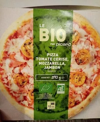 Pizza Tomate Cerise, Mozzarella, Jambon Picard 390 g, code 3270160891511