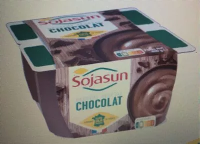 Yaourt au soja aromatisé chocolat Sojasun 600 g, code 3273220085523