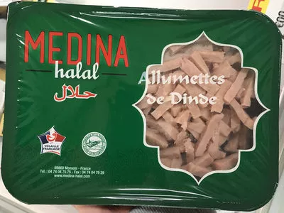 Allumettes de Dinde, Halal Médina Halal 0,200 kg, code 3276447824005