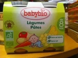 Légumes Pâtes Babybio 400 g (2 * 200 g), code 3288131510545