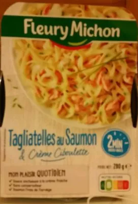 Tagliatelles au saumon Fleury Michon , code 3302743330992