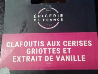 Clafoutis aux cerises griottes vanille  , code 3327060000847