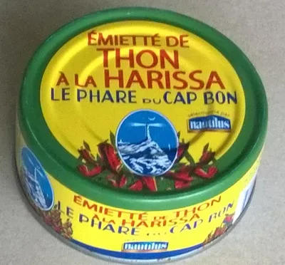 Emietté de Thon à la Harissa Le Phare du Cap Bon, Nautilus Food 162 g., code 3329150300394
