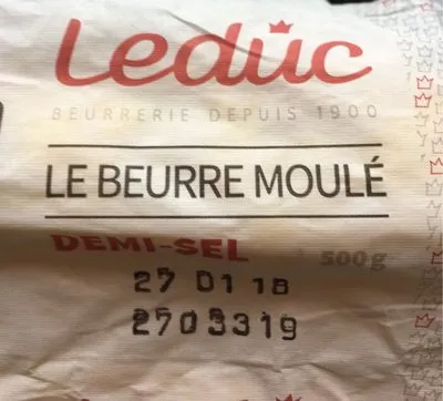 Beurre Tendre Demi-Sel Leduc 500 g, code 3332771110020