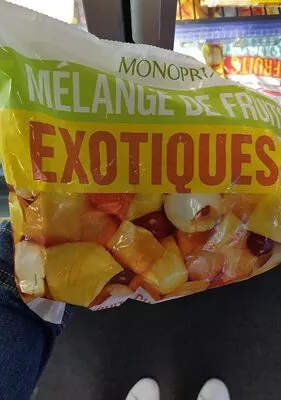 Mélange fruits exotiques Monoprix , code 3350033682696