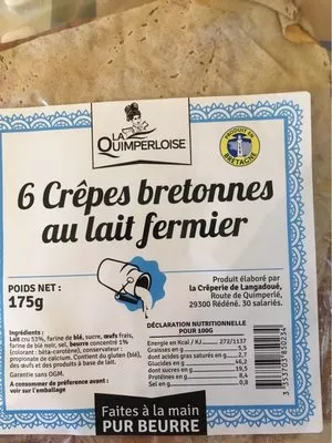 Crêpes bretones la quimperloise 6, code 3353703850234