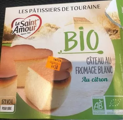 Gâteau au fromage blanc les pâtissiers de Touraine LES PÂTISSIERS DE TOURAINE, LE SAINT AMOUR 350 g, code 3370390000445