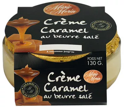 Crème caramel au beurre salé Marie Morin 130 g, code 3372900020028
