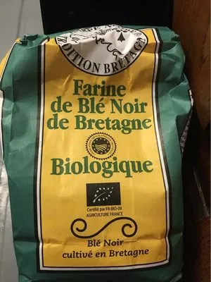 Farine de blé noir de Bretagne biologique Harpe Noire 500 g, code 3387720005049