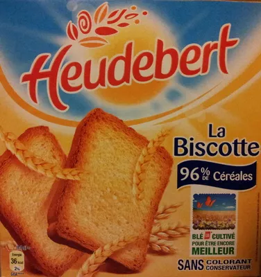 La Biscotte 96 % céréales Heudebert, LU, Kraft foods 300 g, code 3392460480209
