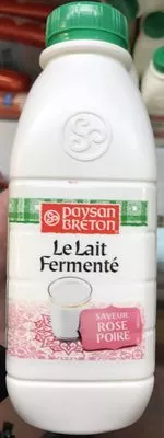Le Lait Fermenté saveur Rose Poire Paysan Breton 500 ml, code 3412290001297