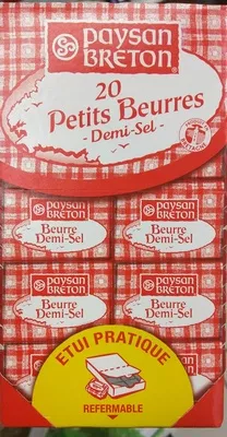 Petits Beurres Demi-Sel Paysan breton 200 g (20 x 10 g), code 3412290011104