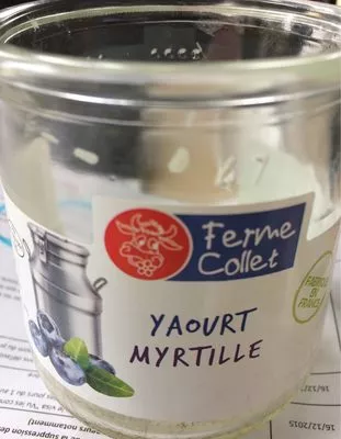 Yaourt Brassé Myrtille Ferme Collet 150 g, code 3413160002536