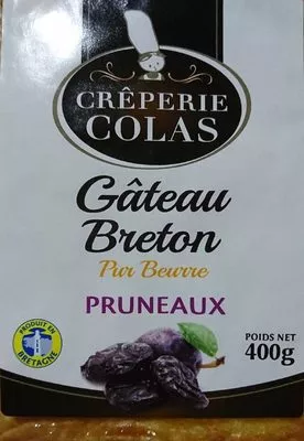 Gâteau Breton aux Pruneaux Crêperie Colas 400 g, code 3413900000358