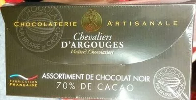 Assortiment de chocolat noir Chevaliers d'Argouges 185 g, code 3421370012702