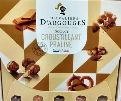 Chocolats Croustillant Praliné Chevaliers d'Argouges 155 g, code 3421371518074