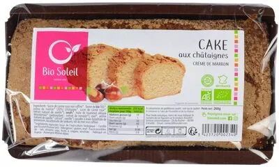 Cake aux châtaignes Bio Soleil 260, code 3423720002340