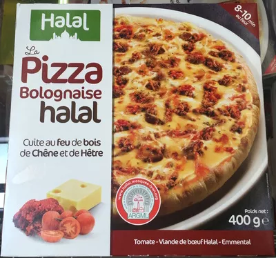 La Pizza Bolognaise halal Sans marqueManosque 400 g, code 3424600000234