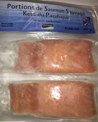 Portions de saumon sauvage Keta du Pacifique  300 g, code 3426430001511