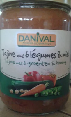 Tajine Aux 6 Légumes & Miel Danival 525 g, code 3431590013380