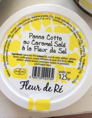 Panna Cotta Caramel Sale Fleur de Ré 125 g, code 3483130042534