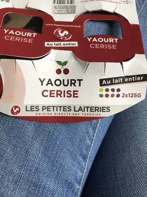 Yaourt Cerise Les petites laiteries 250 g (2x125g), code 3483130049434