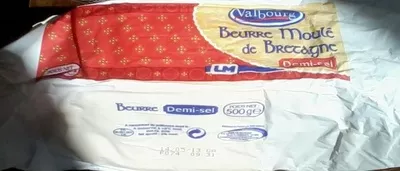 Beurre Moulé de Bretagne, Demi-sel Valbourg, LM (Le Mutant), Les Coopérateurs de Normandie-Picardie 500 g, code 3499604250084