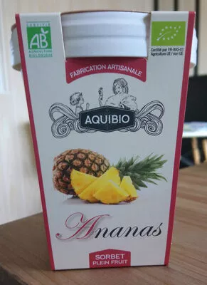 Sorbet Plein Fruit Ananas Aquibio 500 ml, code 3516459010301