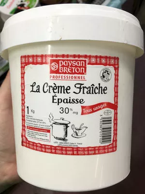 La crème fraîche épaisse Paysan Breton Professionnel, Paysan Breton 1 kg, code 3530383015102