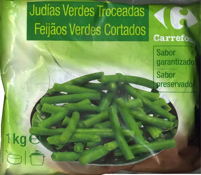 Haricots verts Coupés Carrefour 1 kg, code 3560070140244