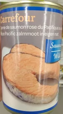 Darne de Saumon Rose du Pacifique au Naturel Carrefour 418 g, code 3560070199518