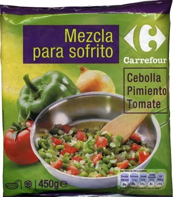 Mezcla de hortalizas para sofrito Carrefour 450 g, code 3560070500734