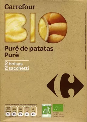 Puré de patatas Carrefour bio 250 g (2 X 125 g), code 3560070583669