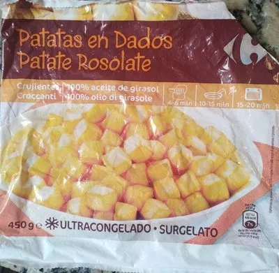 Patatas en Dados Carrefour 450 g, code 3560070699346