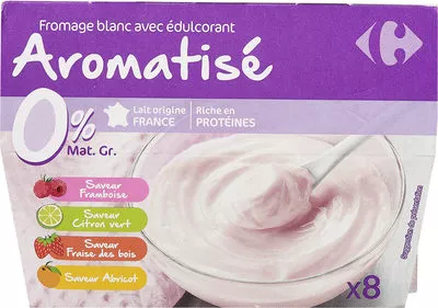 Fromage blanc Aromatisé aux fruits Carrefour 8 x 100 g, code 3560070758036