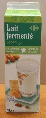 Lait fermenté Leben Carrefour 1 l, code 3560070860197