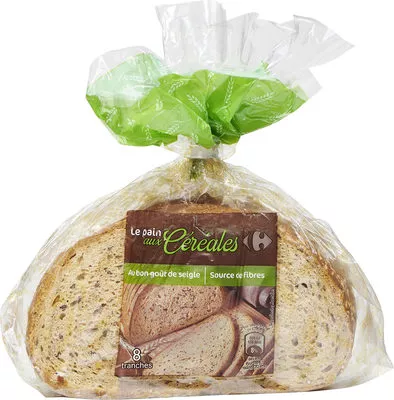 Le pain aux Céréales Carrefour 500 g, code 3560071010058