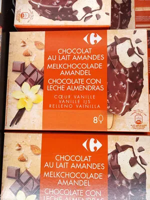 Bâtonnet Chocolat au lait amandes Carrefour 640 g, code 3560071251499