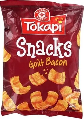 Snacks au bacon Tokapi, Marque Repère 60 g, code 3564700009444