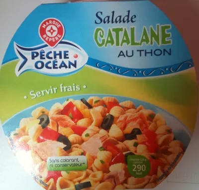 Salade Catalane au Thon Pêche Océan, Marque Repère 220 g, 390 ml, code 3564700398951