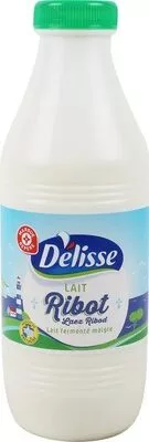 Lait Ribot fermenté maigre - 1 (colis) Délisse, Marque Repère, Scamark (Filiale E. Leclerc) 1031 g, code 3564700626573